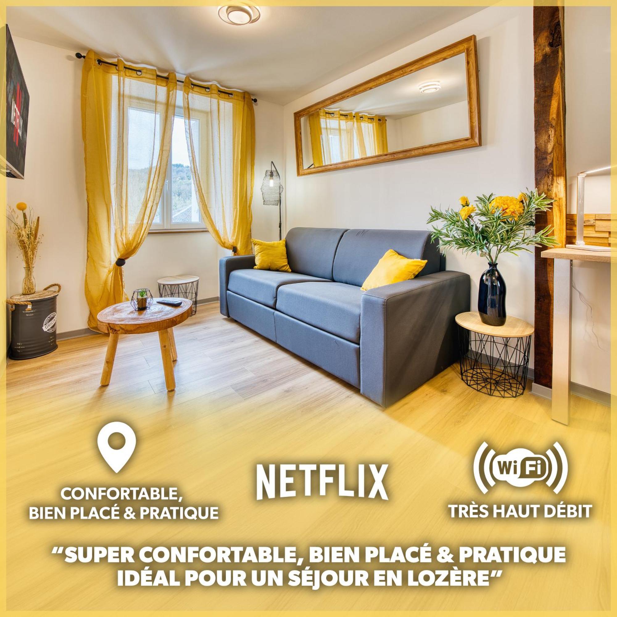 Апартаменты Les Hourtous Netflix Wi-Fi Fibre Terasse 4 Pers Банассак Экстерьер фото
